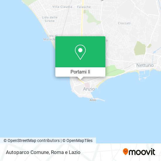 Mappa Autoparco Comune