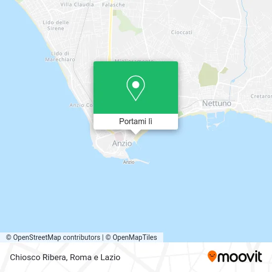 Mappa Chiosco Ribera