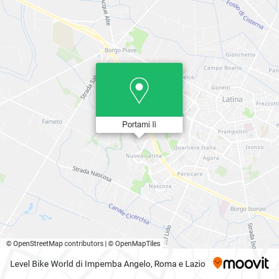 Mappa Level Bike World di Impemba Angelo