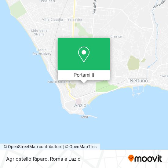 Mappa Agriostello Riparo