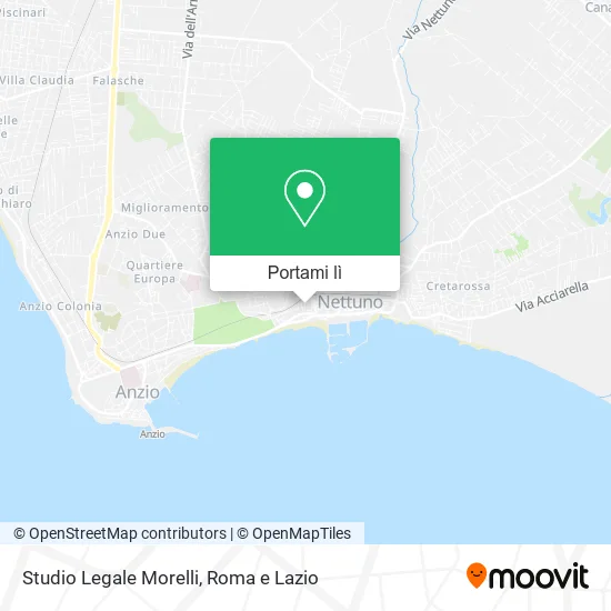 Mappa Studio Legale Morelli