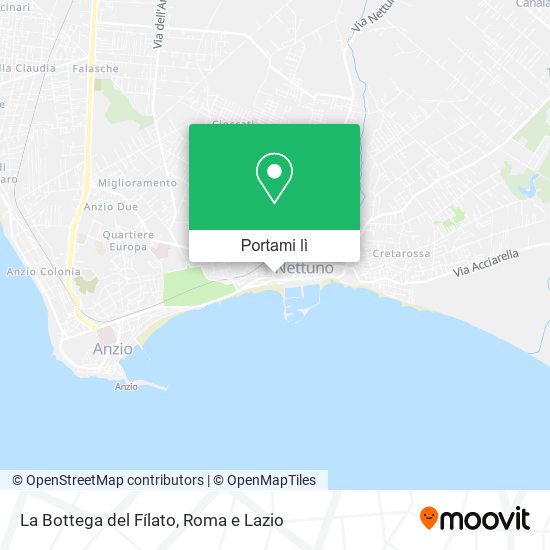 Mappa La Bottega del Fílato