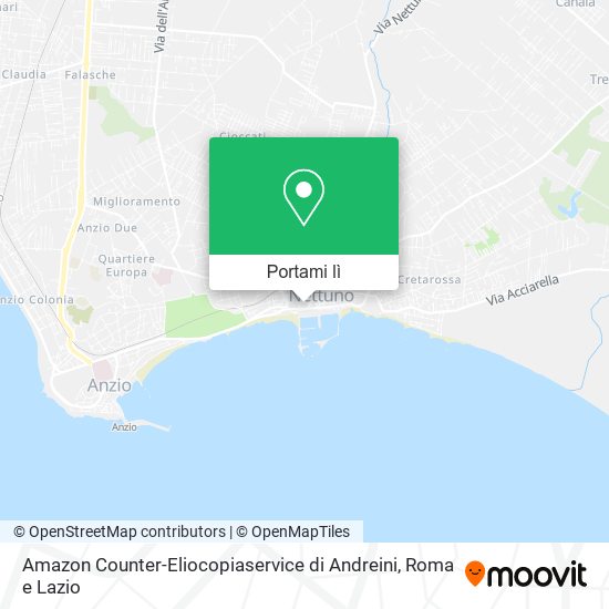 Mappa Amazon Counter-Eliocopiaservice di Andreini