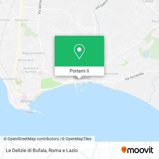 Mappa Le Delizie di Bufala