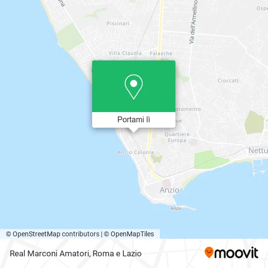 Mappa Real Marconi Amatori