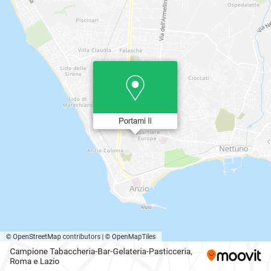 Mappa Campione Tabaccheria-Bar-Gelateria-Pasticceria