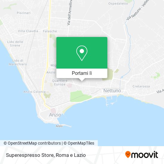 Mappa Superespresso Store