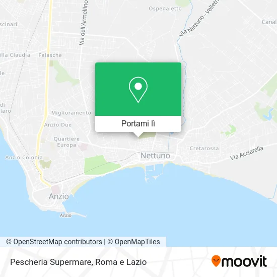 Mappa Pescheria Supermare