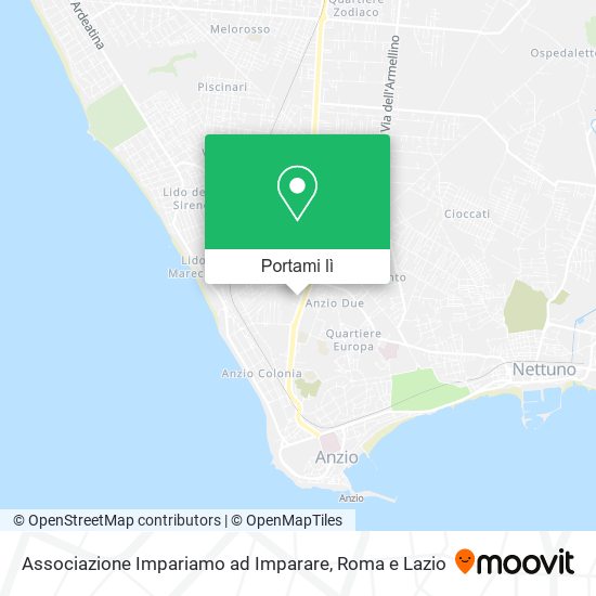 Mappa Associazione Impariamo ad Imparare