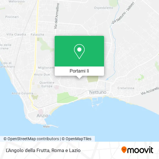 Mappa L'Angolo della Frutta