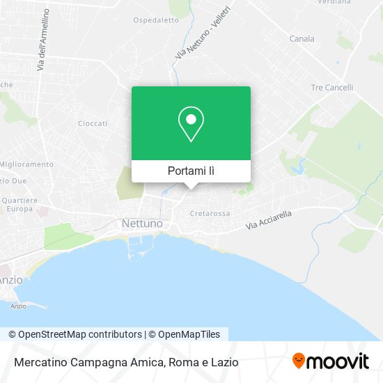 Mappa Mercatino Campagna Amica