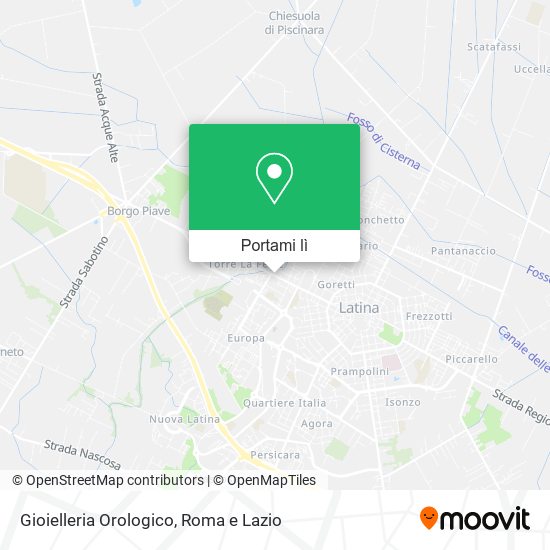 Mappa Gioielleria Orologico