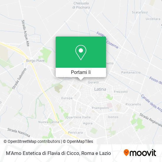 Mappa M'Amo Estetica di Flavia di Cicco