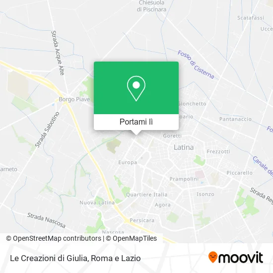 Mappa Le Creazioni di Giulia