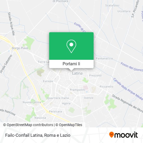 Mappa Failc-Confail Latina