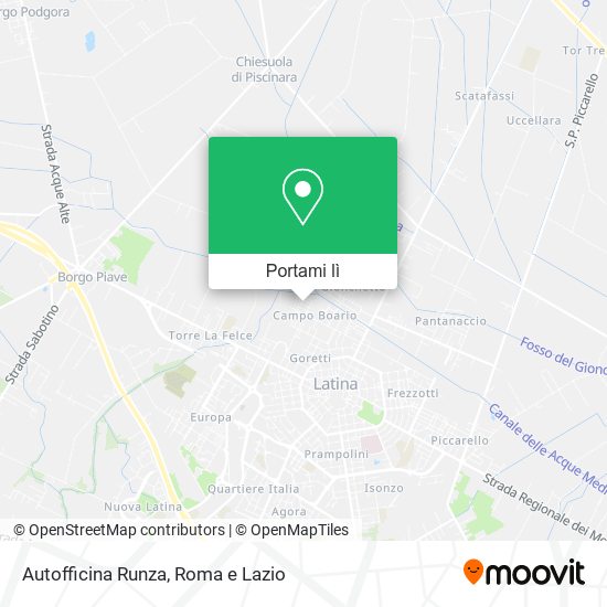 Mappa Autofficina Runza