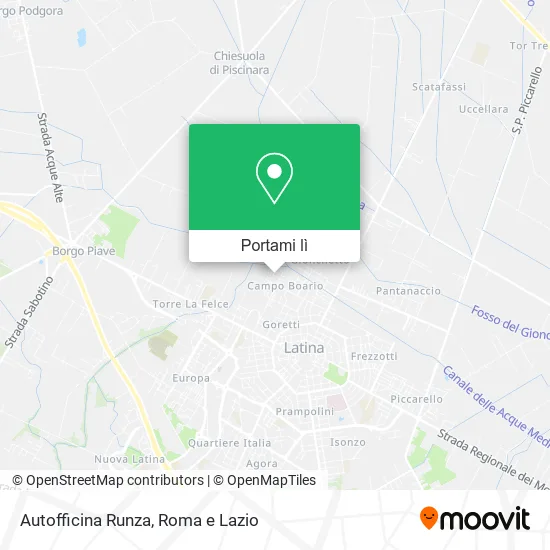 Mappa Autofficina Runza