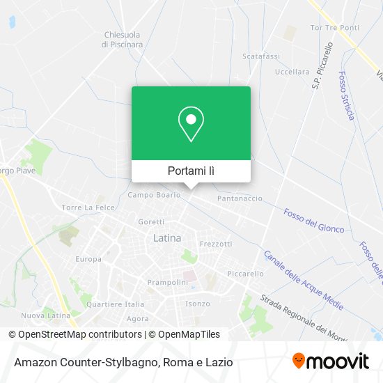 Mappa Amazon Counter-Stylbagno
