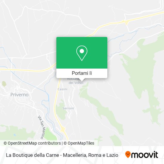 Mappa La Boutique della Carne - Macelleria