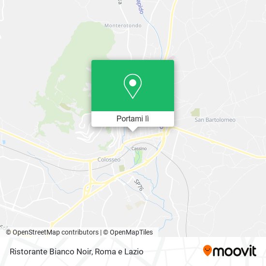 Mappa Ristorante Bianco Noir
