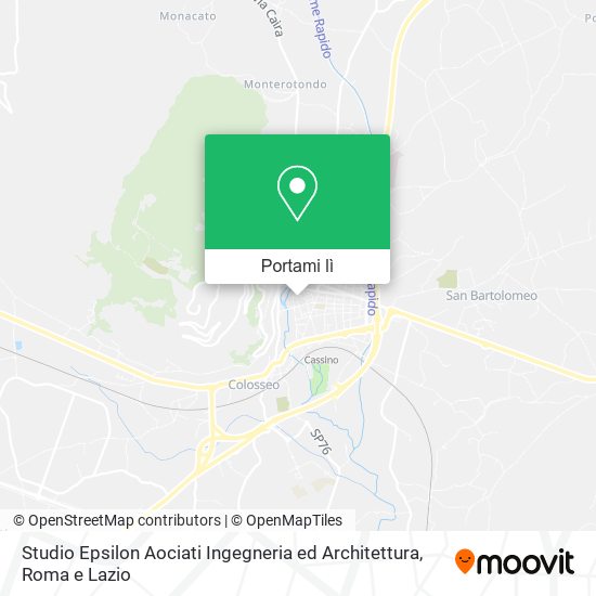 Mappa Studio Epsilon Aociati Ingegneria ed Architettura