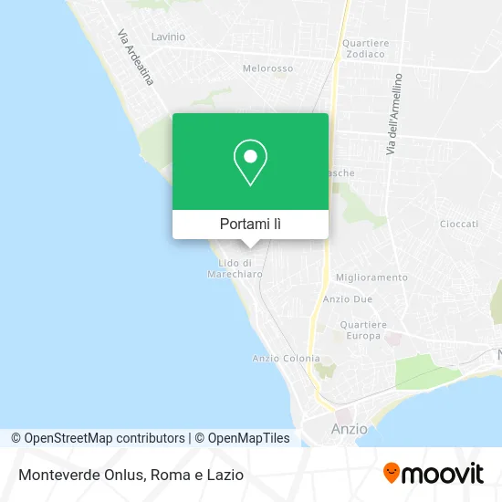 Mappa Monteverde Onlus