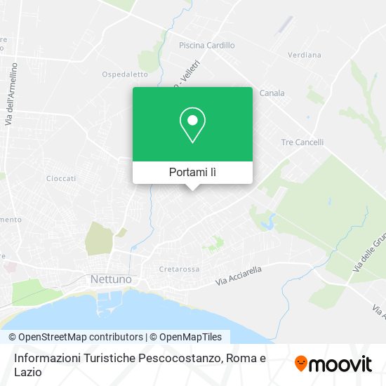 Mappa Informazioni Turistiche Pescocostanzo