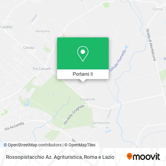 Mappa Rossopistacchio Az. Agrituristica