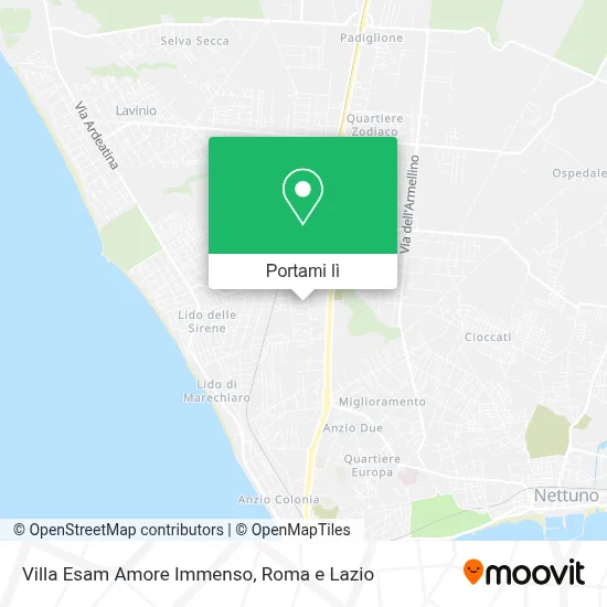 Mappa Villa Esam Amore Immenso