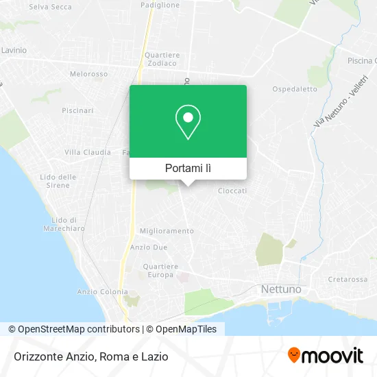 Mappa Orizzonte Anzio