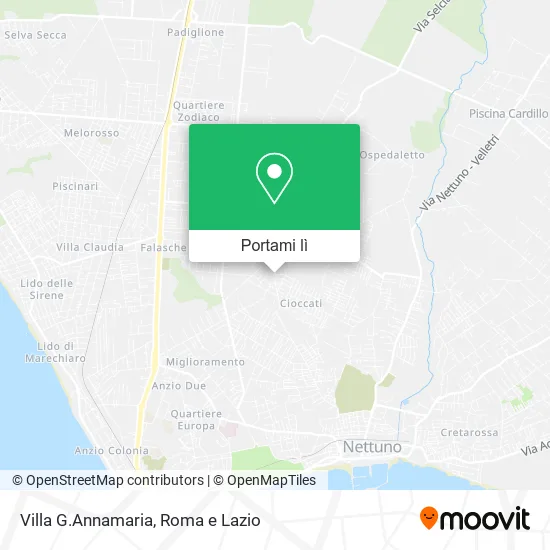 Mappa Villa G.Annamaria