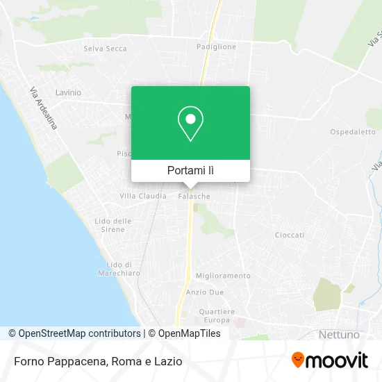 Mappa Forno Pappacena