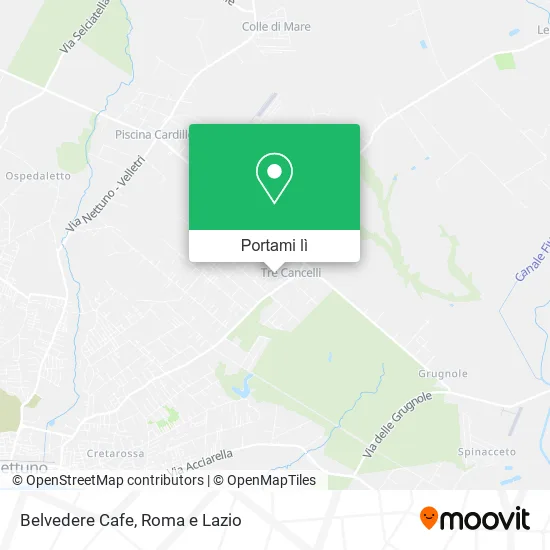 Mappa Belvedere Cafe