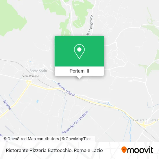 Mappa Ristorante Pizzeria Battocchio