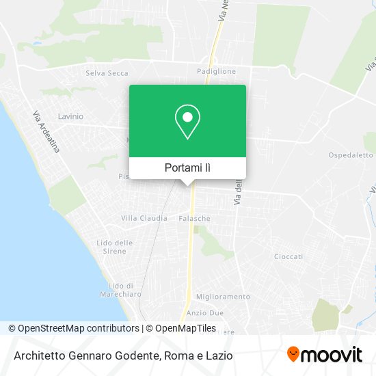 Mappa Architetto Gennaro Godente