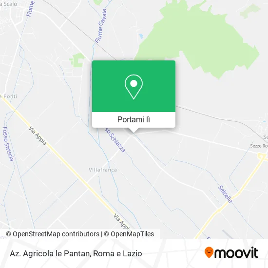 Mappa Az. Agricola le Pantan