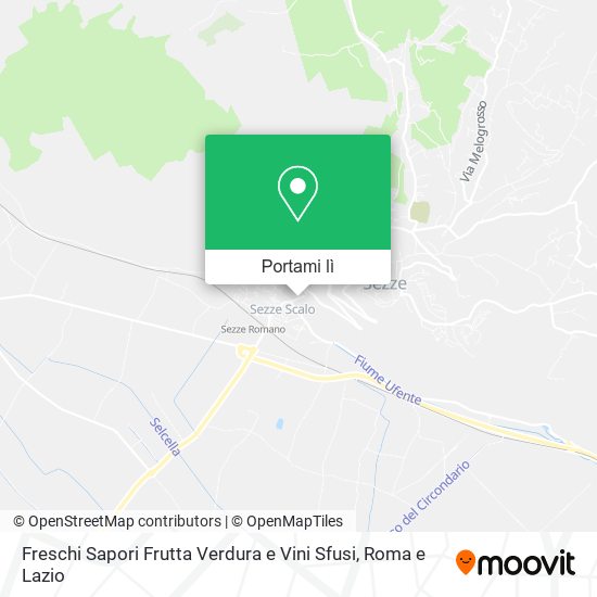 Mappa Freschi Sapori Frutta Verdura e Vini Sfusi