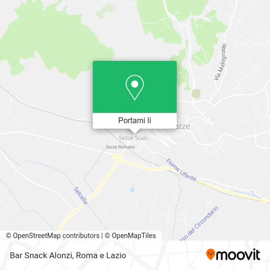 Mappa Bar Snack Alonzi