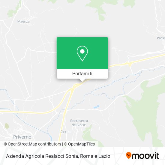 Mappa Azienda Agricola Realacci Sonia