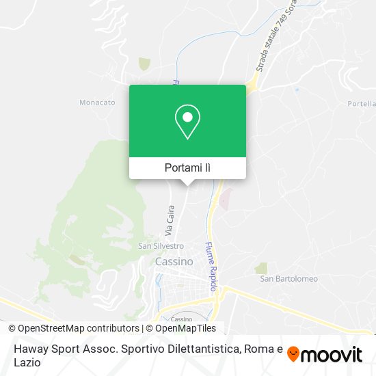 Mappa Haway Sport Assoc. Sportivo Dilettantistica