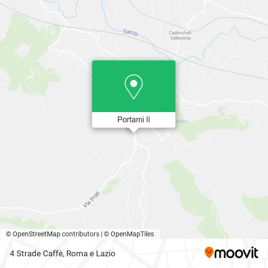 Mappa 4 Strade Caffè