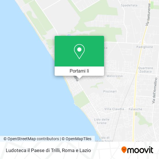 Mappa Ludoteca il Paese di Trilli