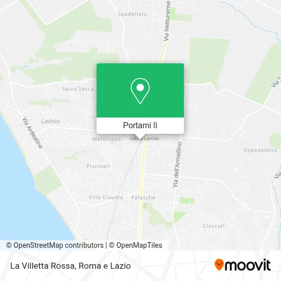 Mappa La Villetta Rossa