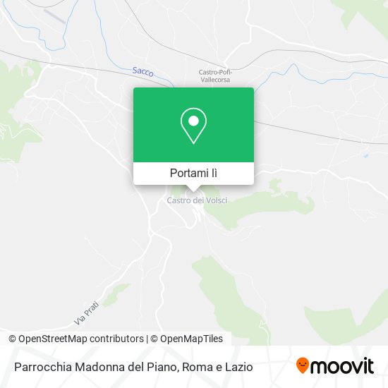 Mappa Parrocchia Madonna del Piano