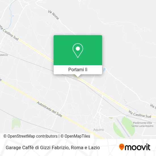 Mappa Garage Caffè di Gizzi Fabrizio