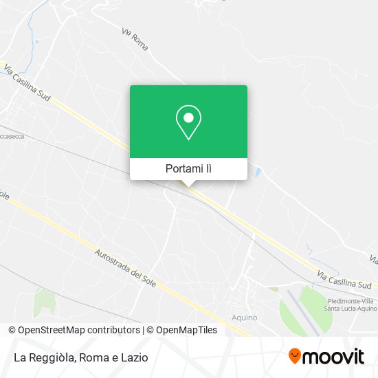 Mappa La Reggiòla