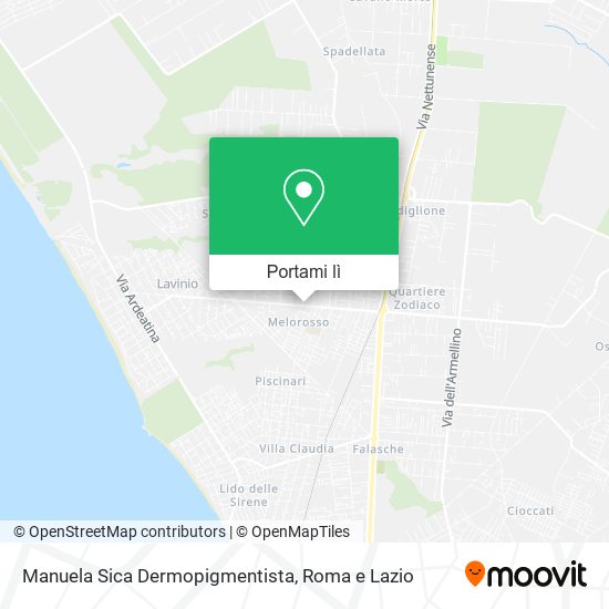 Mappa Manuela Sica Dermopigmentista
