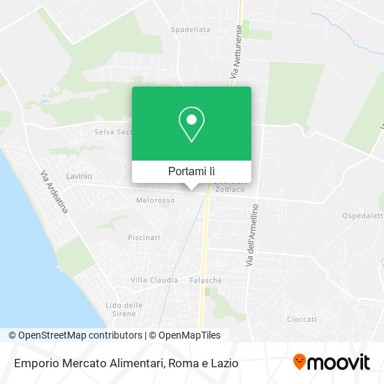 Mappa Emporio Mercato Alimentari