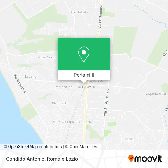 Mappa Candido Antonio