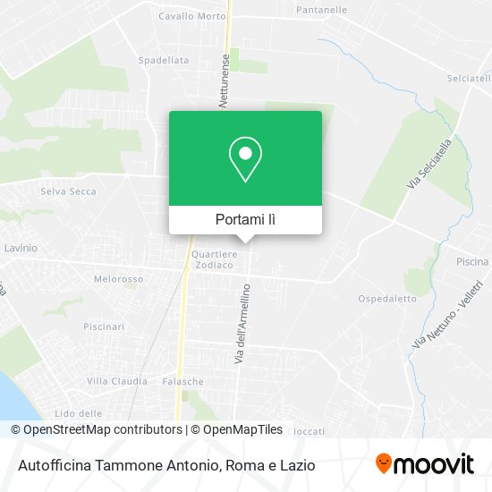 Mappa Autofficina Tammone Antonio